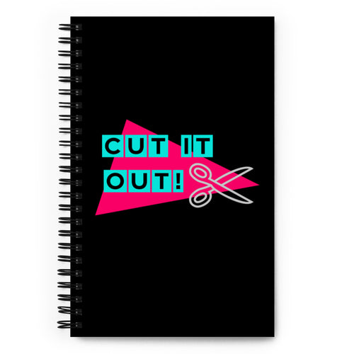 Cut it Out Spiral notebook